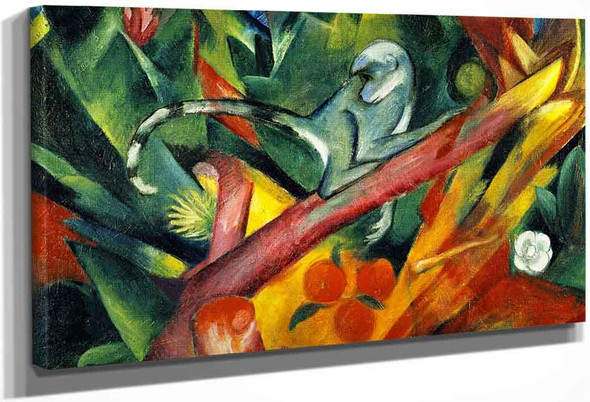 The Little Monkey By Franz Marc By Franz Marc