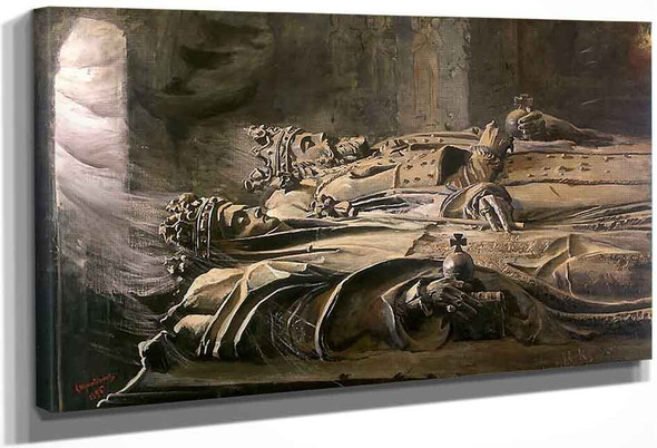 The Sarcophagi By Leon Jan Wyczolkowski