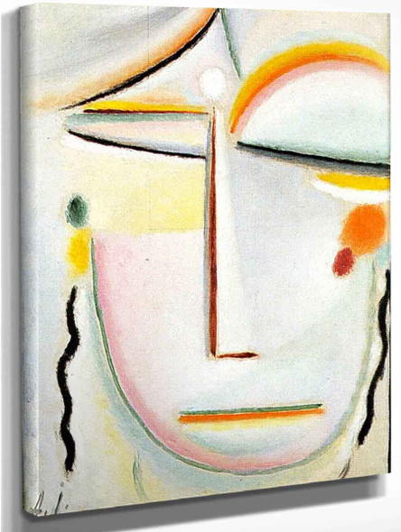 Abstract Head Enlightenment Ii By Alexei Jawlensky By Alexei Jawlensky