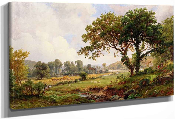 Time By Jasper Francis Cropsey By Jasper Francis Cropsey