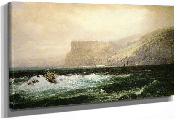 Tintagel Coast By William Trost Richards By William Trost Richards