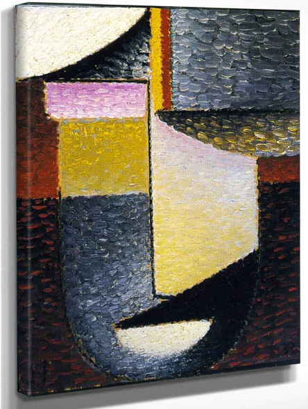 Abstract Head Knight Of The Cross By Alexei Jawlensky By Alexei Jawlensky