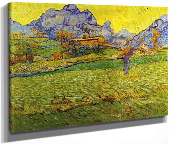 A Meadow In The Mountains Le Mas De Saint Paul By Vincent Van Gogh