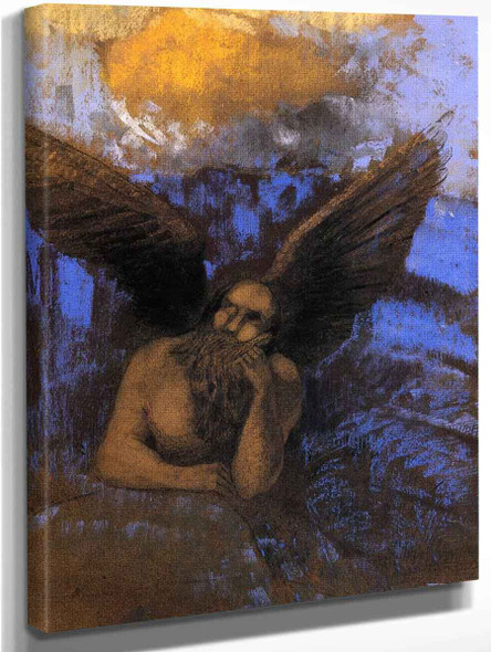 Aged Angel By Odilon Redon