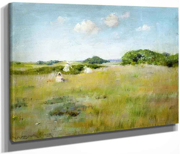 A Summer Day By William Merritt Chase By William Merritt Chase