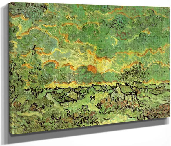 Cypresses With Two Women By Vincent Van Gogh Art Reproduction From Cutler Miles