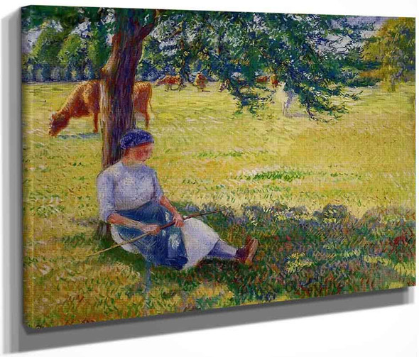 Cowgirl, Eragny By Camille Pissarro By Camille Pissarro