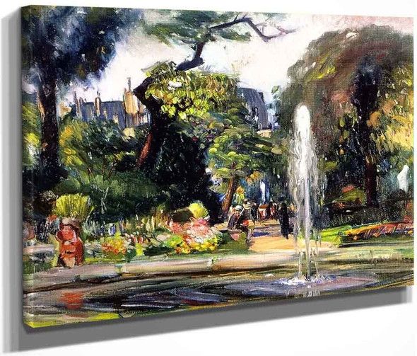Luxembourg Gardens. Paris By Joseph Kleitsch By Joseph Kleitsch