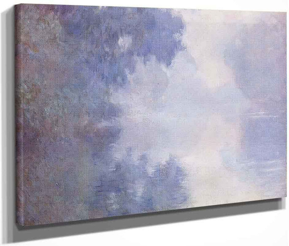 Morning On The Seine, Mist By Claude Oscar Monet