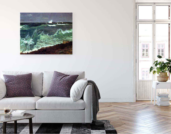 Seascape By Albert Bierstadt By Albert Bierstadt