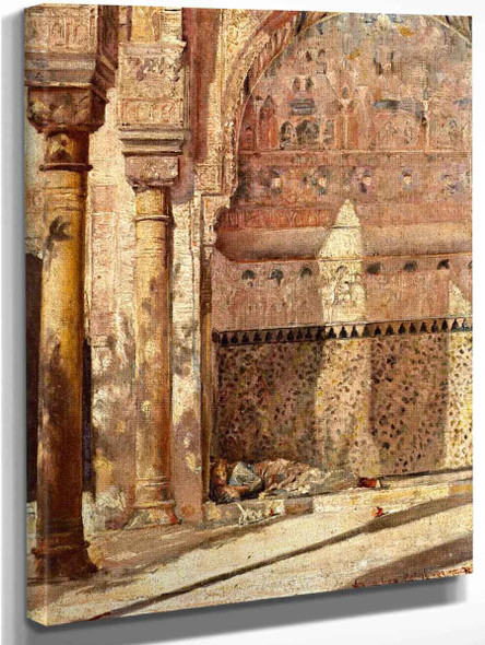 Basking A Corner In The Alhambra By Tom Roberts