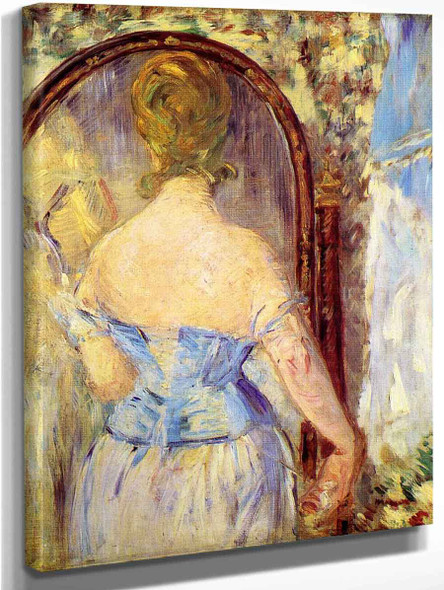 Before The Mirror By Edouard Manet By Edouard Manet