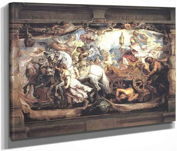 Triumph Of Church Over Fury, Discord, And Hate By Peter Paul Rubens By Peter Paul Rubens