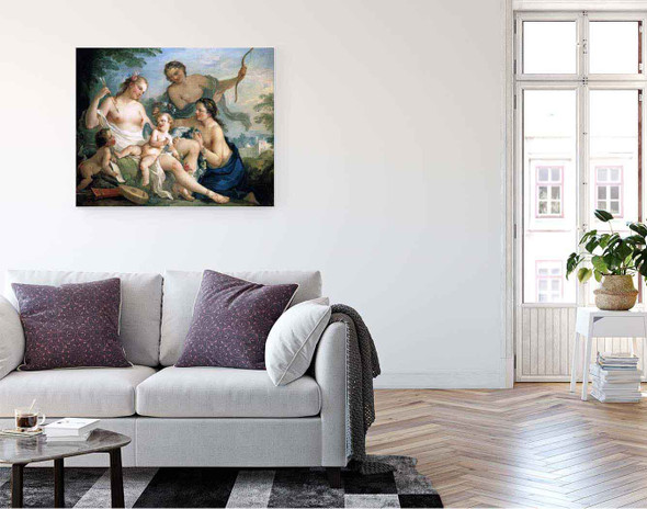 Venus And Vulcan By Gaspare Diziani Print Or Painting Reproduction From Cutler Miles