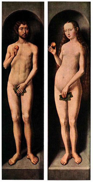Adam And Eve By Hans Memling