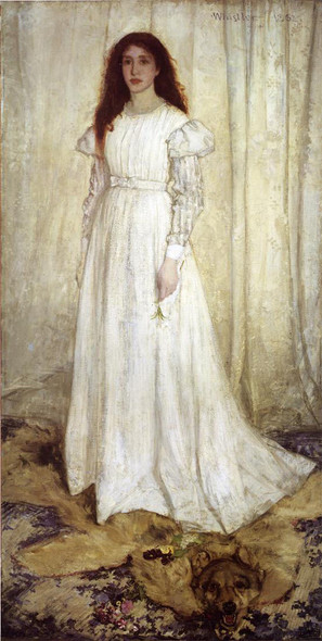Symphony In White, No.  The White Girl By James Abbott Mcneill Whistler American