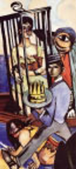 Temptation (Triptych Right Panel) By Max Beckmann(German,  ) By Max Beckmann(German,  )