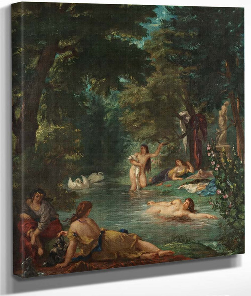 Bathers By Eugene Delacroix By Eugene Delacroix