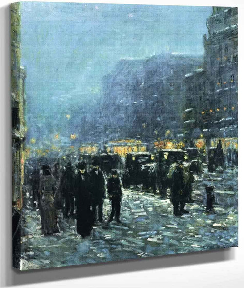 Broadway And Nd Street By Frederick Childe Hassam By Frederick Childe Hassam