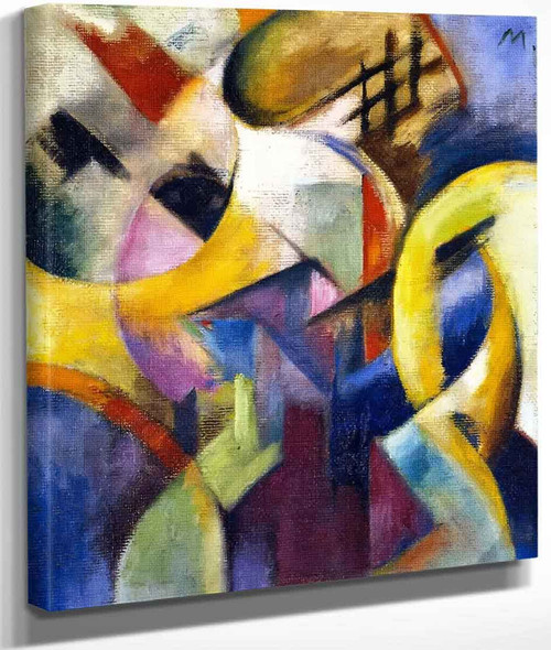 Small Composition I By Franz Marc By Franz Marc