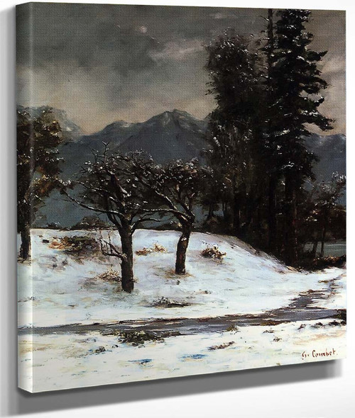 Snow By Gustave Courbet By Gustave Courbet