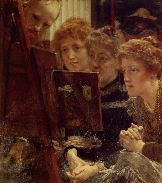 The Family Group By Sir Lawrence Alma Tadema
