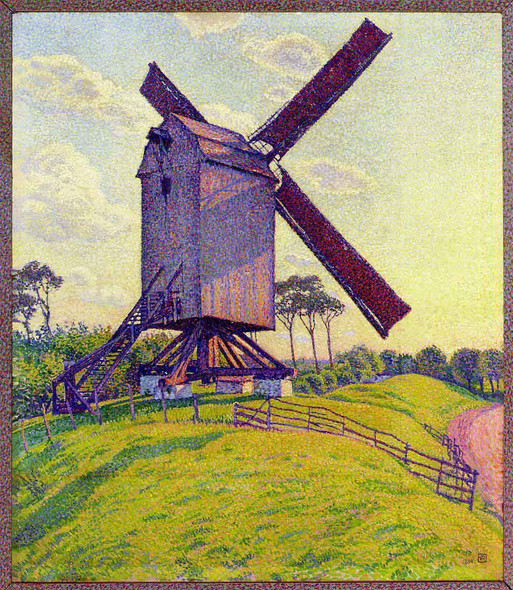 The Mill At Kelf By Theo Van Rysselberghe