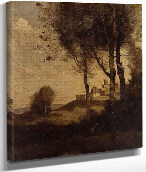 Tuscan Beaters By Jean Baptiste Camille Corot By Jean Baptiste Camille Corot
