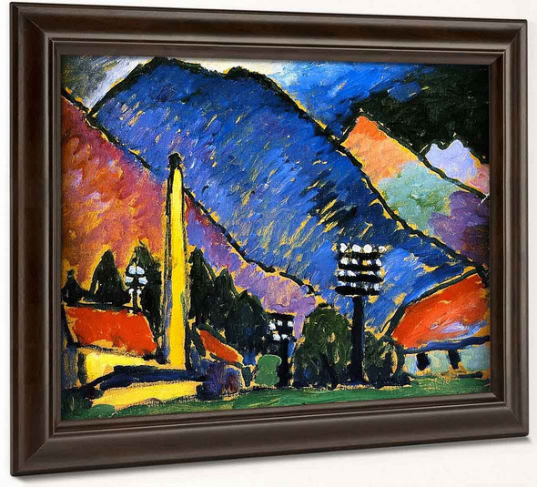 Factory In The Mountains By Alexei Jawlensky By Alexei Jawlensky