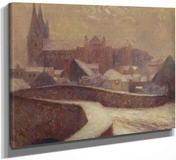 The Cathedral At Chartres By Henri Le Sidaner By Henri Le Sidaner