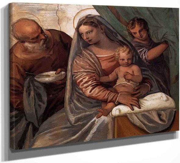Villa Barbaro The Holy Family By Paolo Veronese