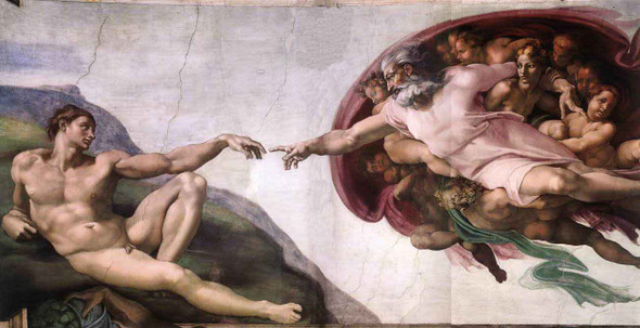 Creation Of Adam 13 By Michelangelo Buonarroti By Michelangelo Buonarroti