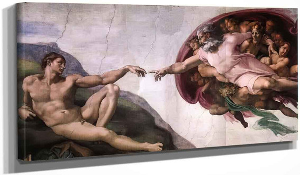 Creation Of Adam 13 By Michelangelo Buonarroti By Michelangelo Buonarroti