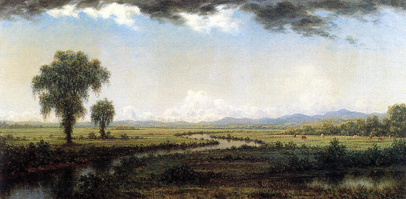 Storm Clouds Over The New Jersey Marshes By Martin Johnson Heade