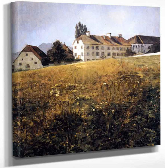 Convent Meadow At Chiiemsee Wilhelm Trubner