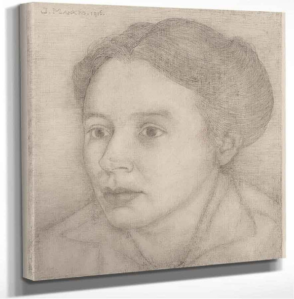 Portrait Of Annie Mankes Zernike Jan Mankes