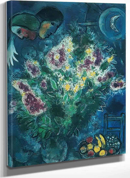 Still Life Of Flowers By Marc Chagall