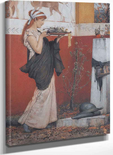 The Last Roses (Also Known As Votive Offering) By Sir Lawrence Alma Tadema