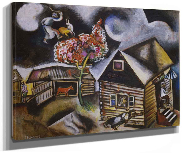 Rain By Marc Chagall