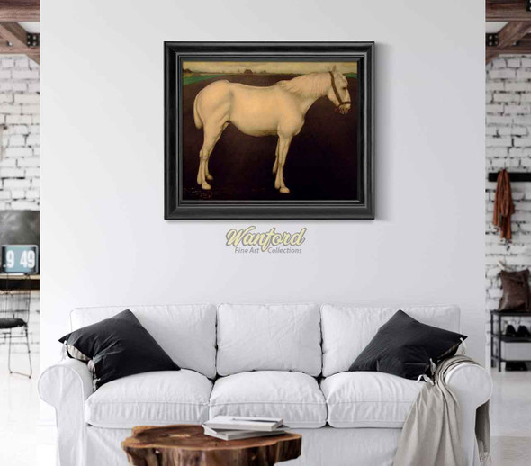 A White Horse By Jan Mankes