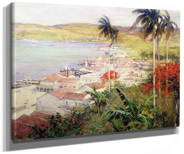 Havana Harbor By Willard Leroy Metcalf