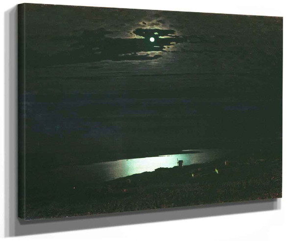 Moonlit Night On The Dnieper 1 By Arkhip Ivanovich Kuindzhi