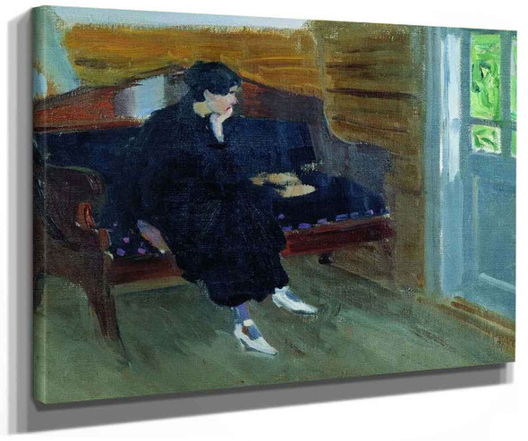 Woman On The Sofa By Alexei Stepanov