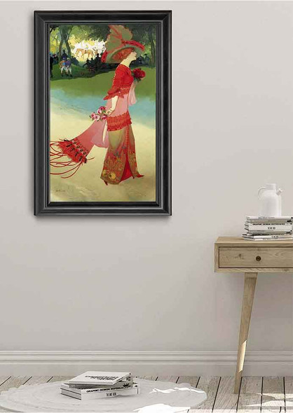 Femme En Rouge (Also Known As Woman In Red) By Georges De Feure