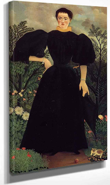 Portrait Of A Woman 1 By Henri Rousseau
