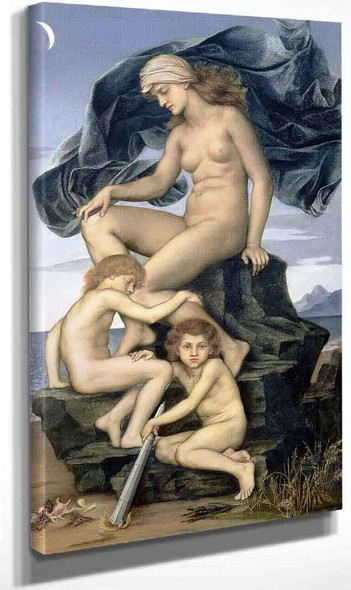 Sleep And Death The Children Of The Night By Evelyn De Morgan