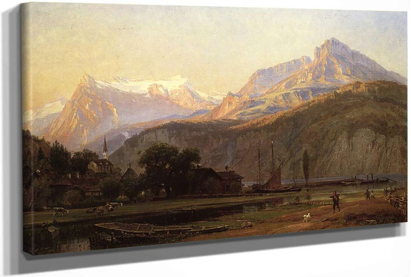 The Bay Of Uri Lake Lucerne by Thomas Worthington Whittredge