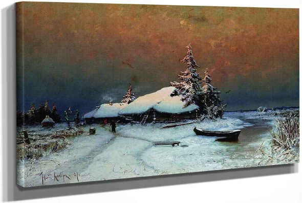 Winter Sunset 3 by Julius Klever