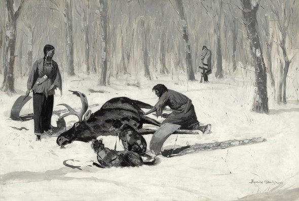 Frederic Remington The Passion Of Ah We Ah by Frederic Remington