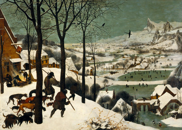 Monthly Cycle Scene The Hunters In The Snow (Winter) by Pieter Bruegel The Elder